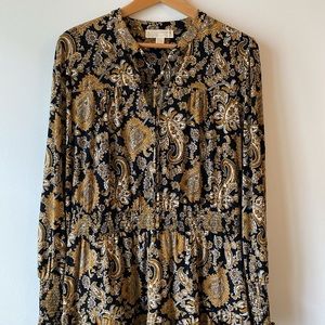Michael Kors paisley floral dress